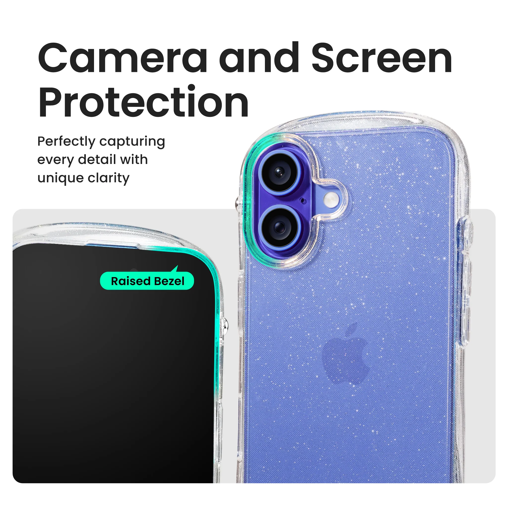 Look in Clear Glitter<b> iPhone 16 Plus <b> - Image 6