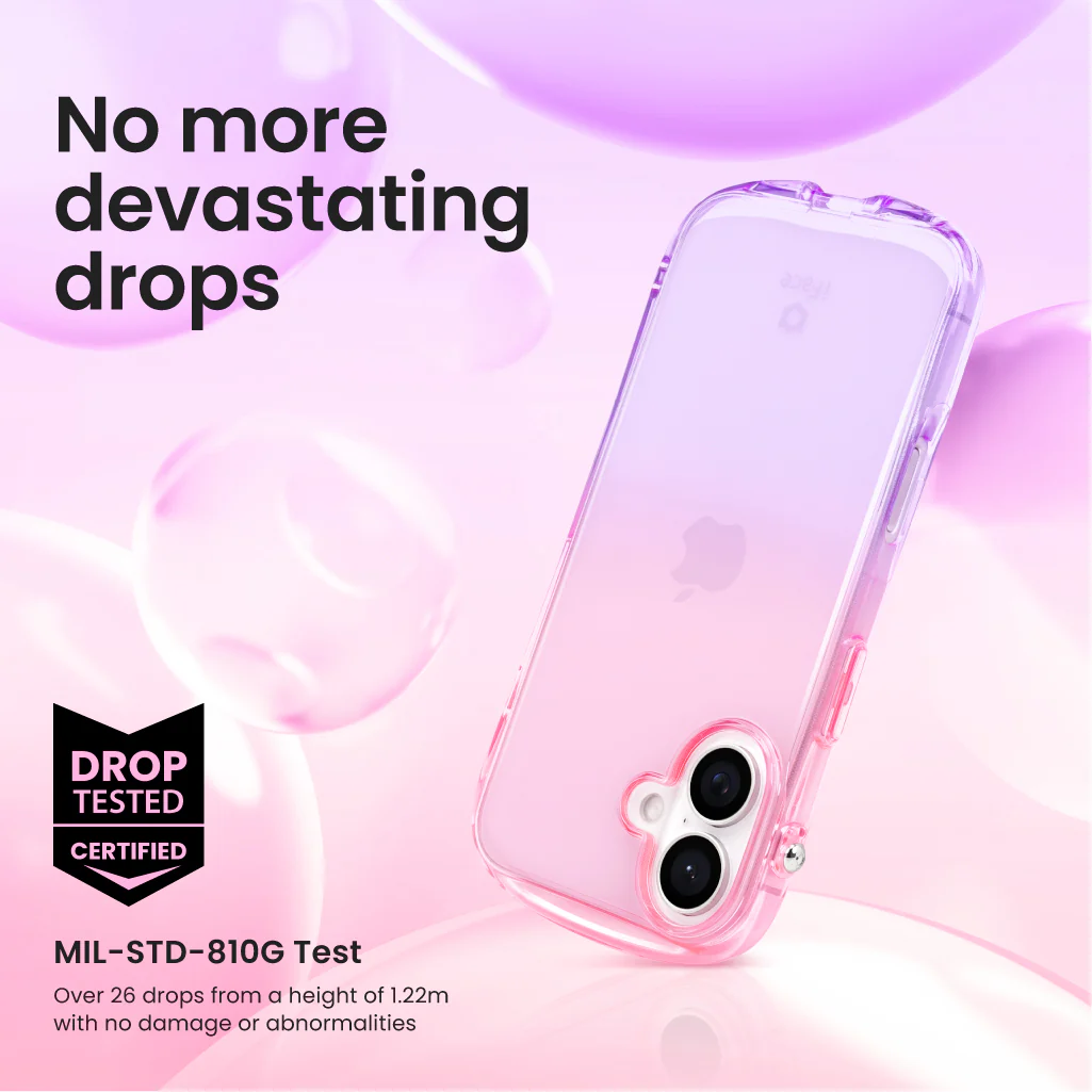 Look in Clear Lolly Peach / Violet <b>iPhone 15 / 14 / 13</b> - Image 4