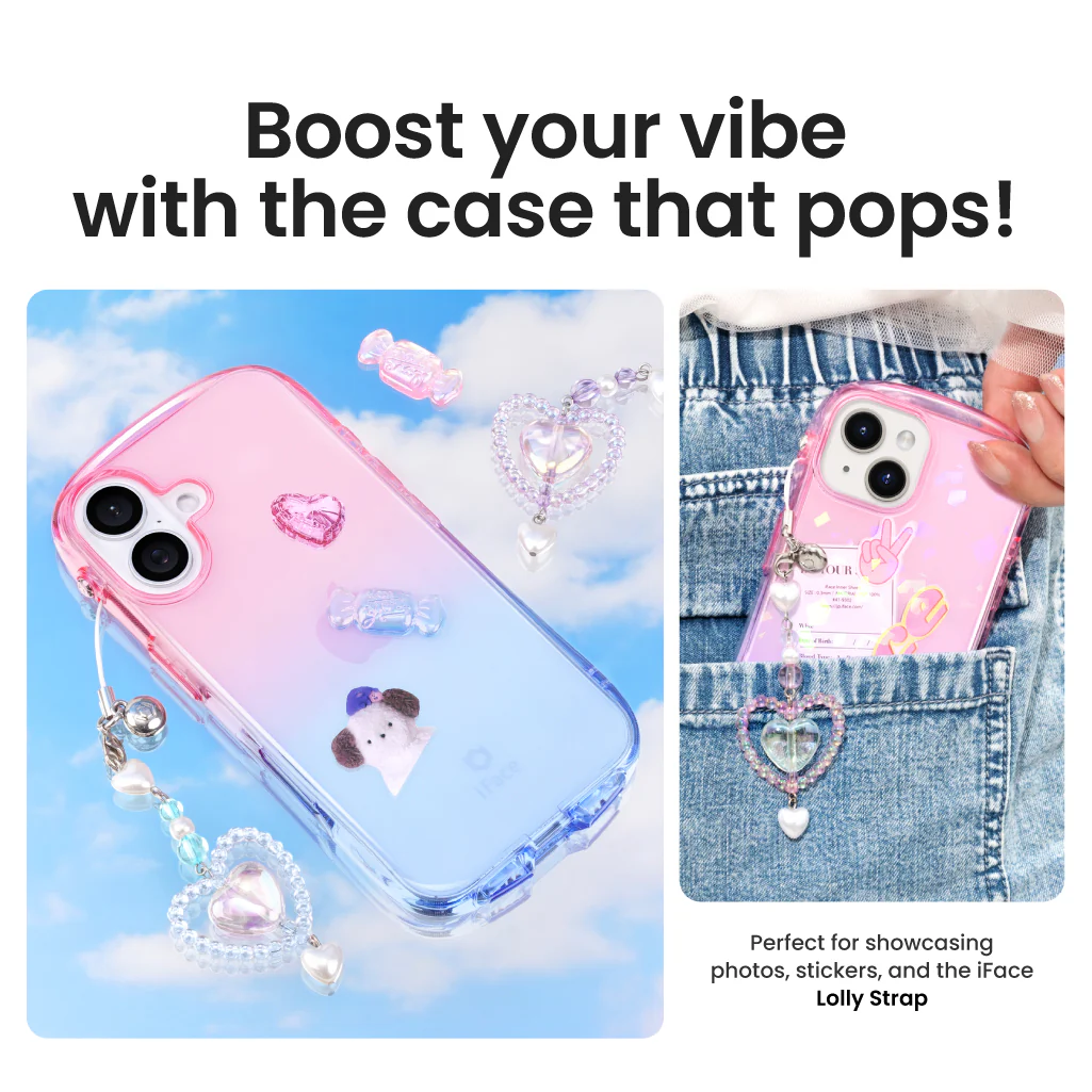 Look in Clear Lolly Peach / Violet <b>iPhone 15 / 14 / 13</b> - Image 7