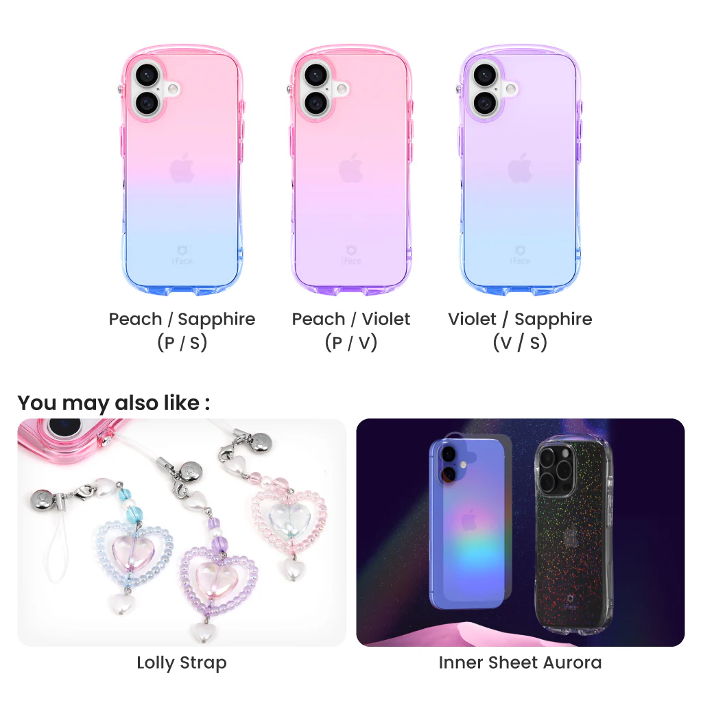 Look in Clear Lolly Peach / Sapphire <b>iPhone 16</b> - Image 8