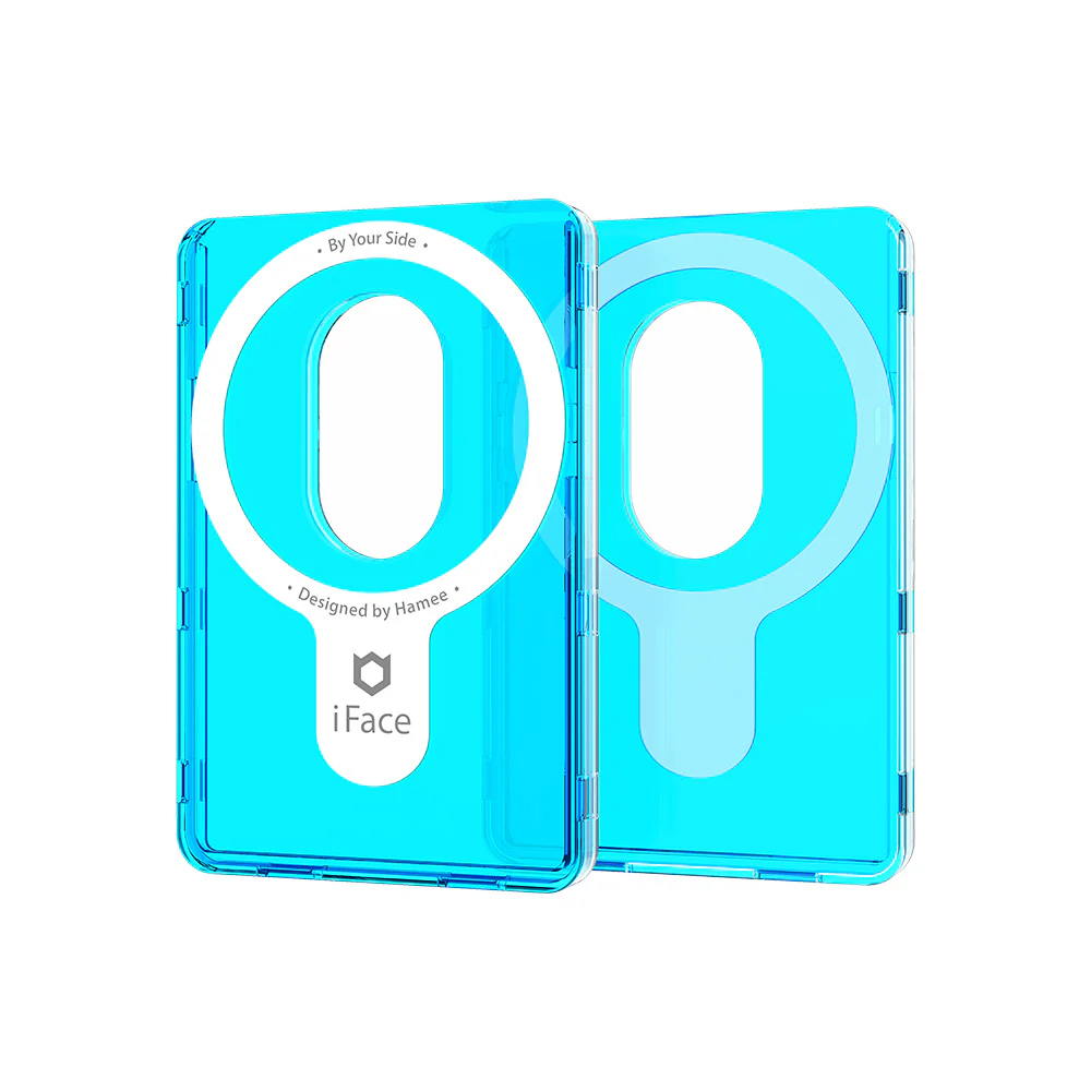 Magsynq Standard Card Wallet Clear <b> Clear Blue</b>