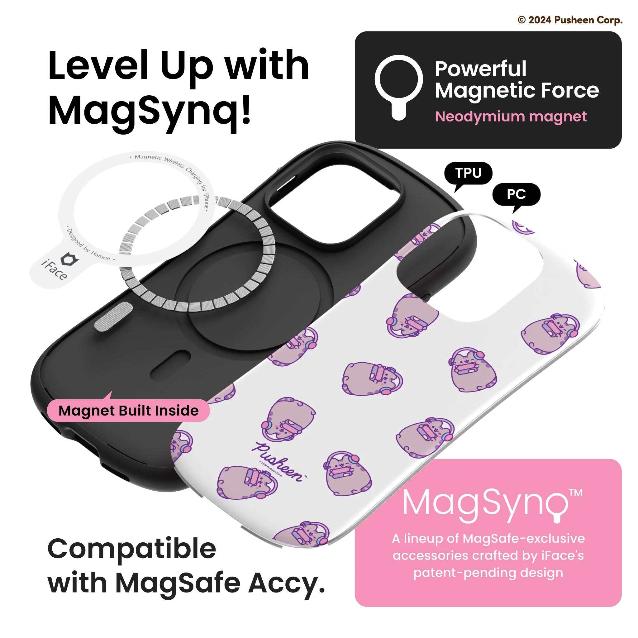 iFace x Pusheen First Class MagSynq <b> iPhone 16 Pro Max<b> - Image 5