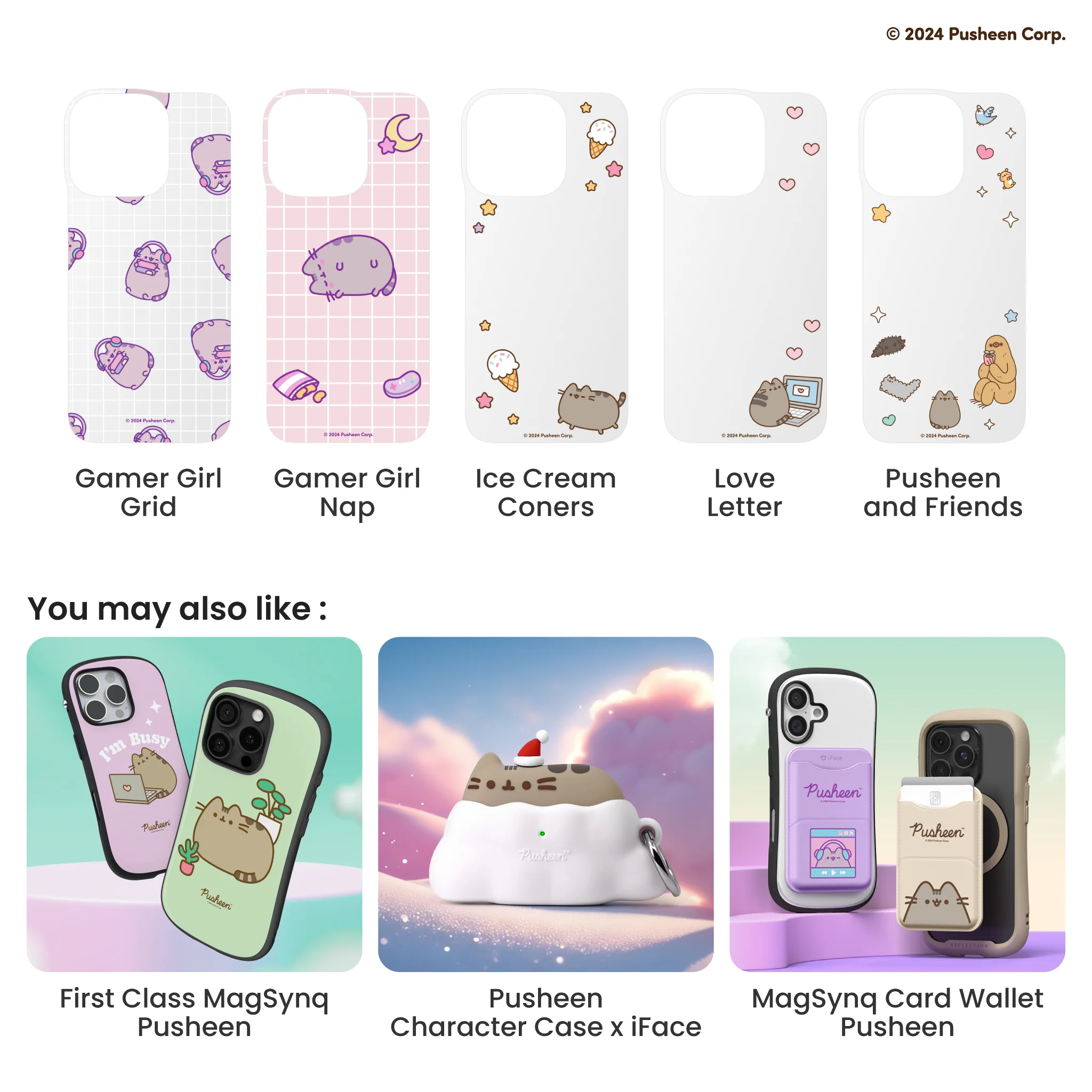 iFace x Pusheen Inner Sheet <b> iPhone 16 Pro </b> - Image 11