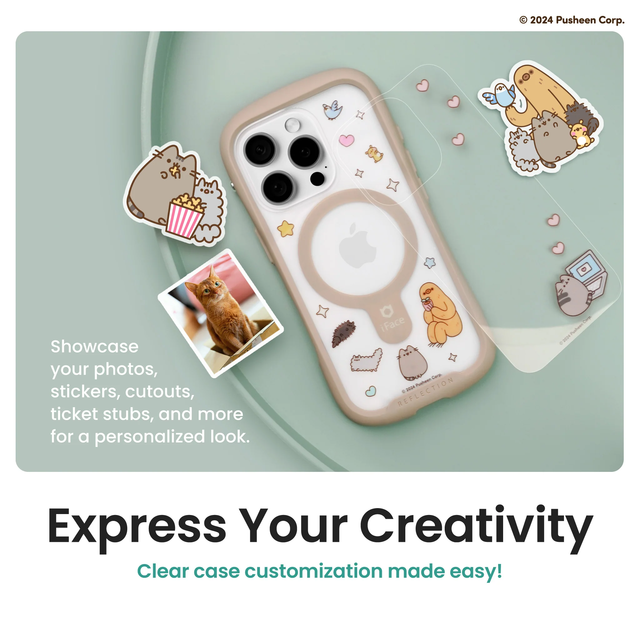 iFace x Pusheen Inner Sheet <b> iPhone 16 Pro </b> - Image 6