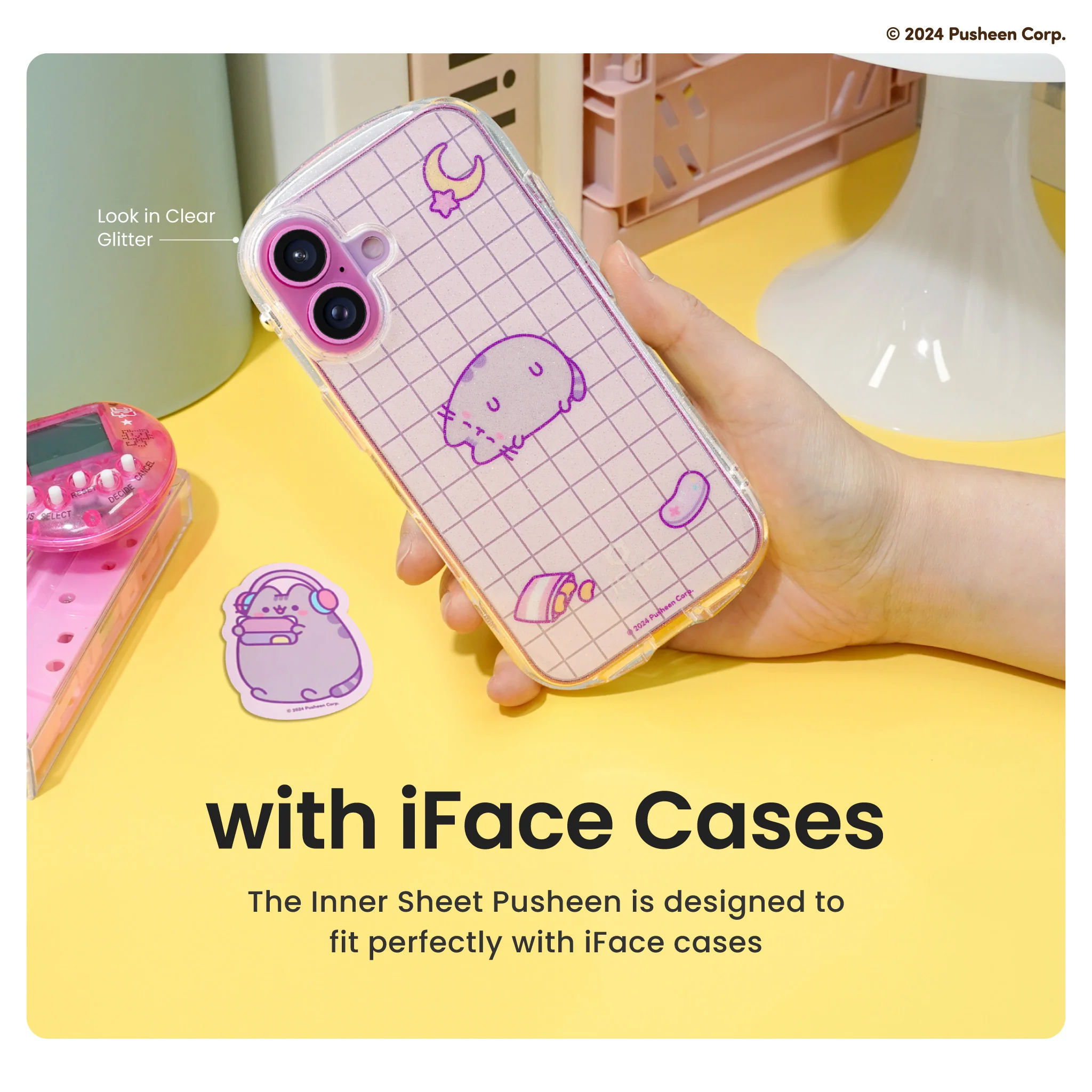 iFace x Pusheen Inner Sheet <b> iPhone 16 Pro </b> - Image 9