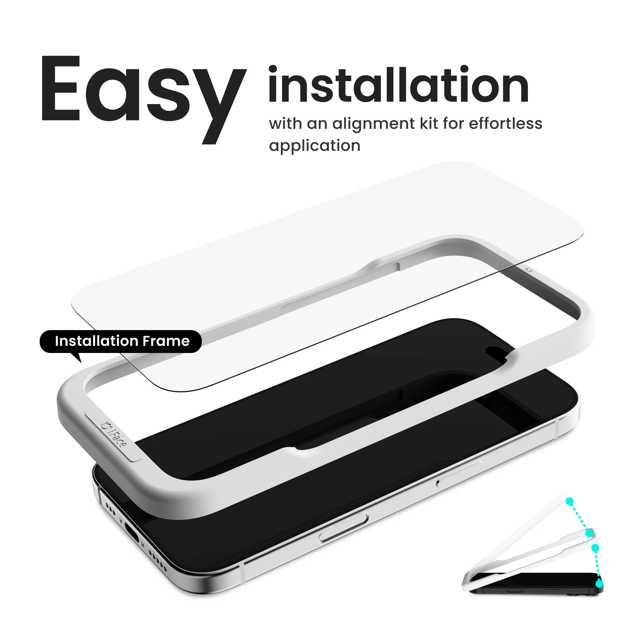 Tempered Glass<b> iPhone 16 / 15 / 14 Pro<b> - Image 7