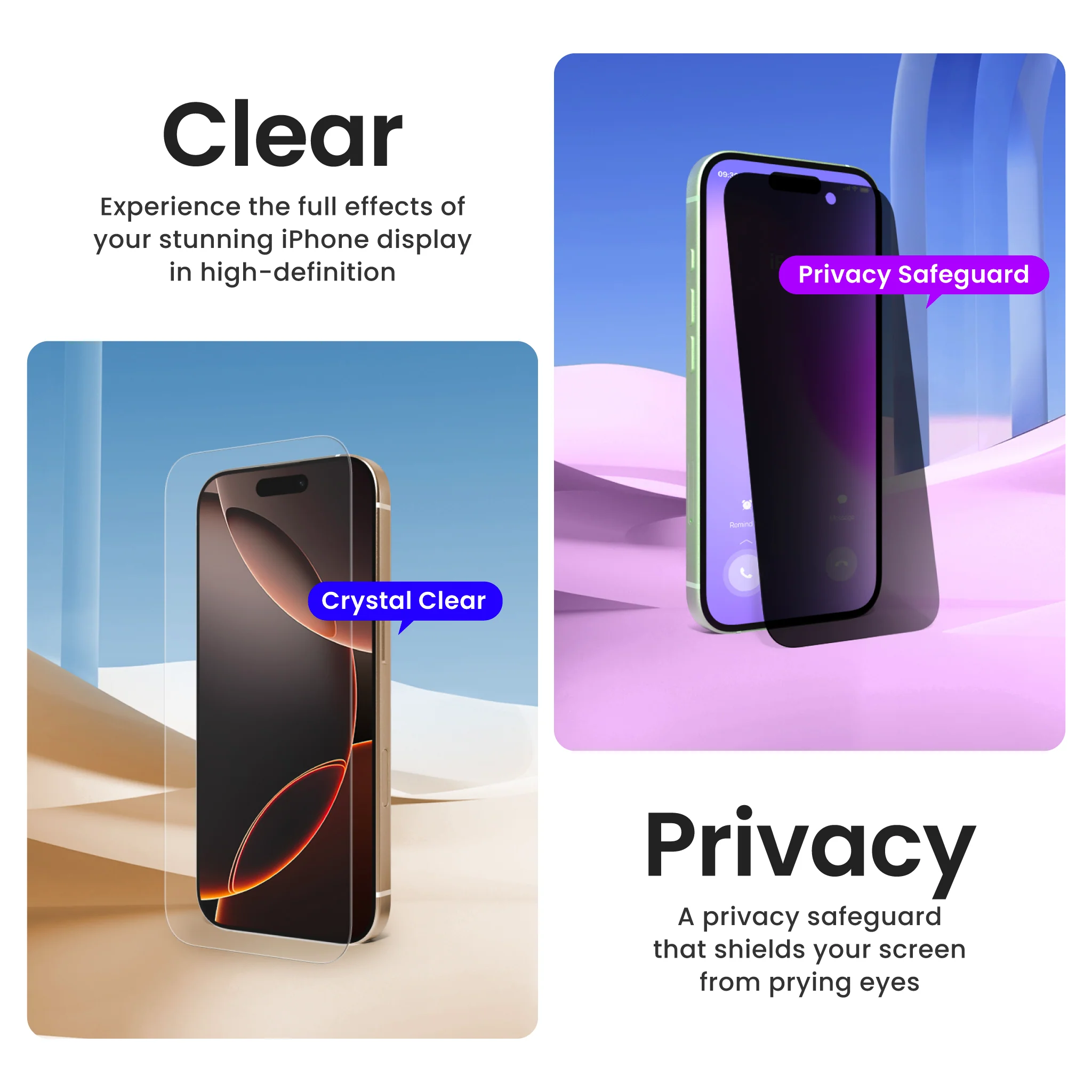 Tempered Glass<b> iPhone 16 / 15 / 14 Pro<b> - Image 8